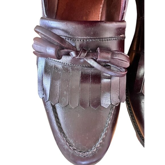 Allen Edmonds Chelsea Leather Loafers Mens Size 11.5 Brown Tassel Office Classic main image 10